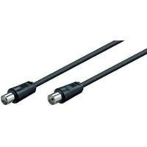 MicroConnect MF Koaxialkabel 5m Schwarz 75 Ohm