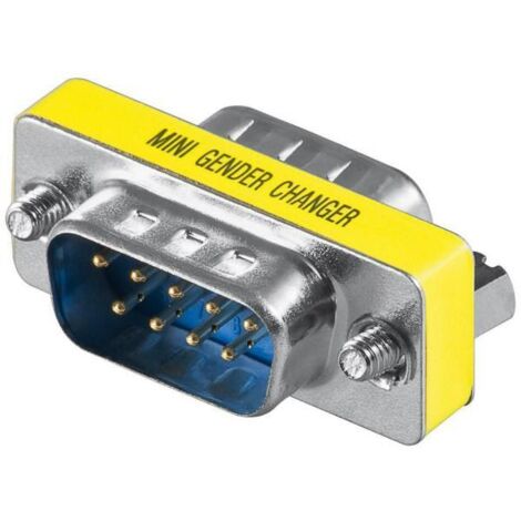 Microconnect MOD99 - Mini Gender DB9 M/M - DB9 da maschio a maschio - 1500pcs/