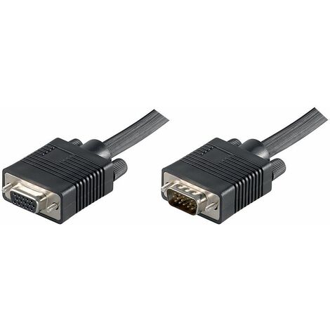 Microconnect MONGH10B 10m VGA (D-Sub) VGA (D-Sub) Schwarz VGA Kabel - VGA Kabel (10m, VGA (D-Sub), VGA (D-Sub), Stecker, Buchse, Schwarz)