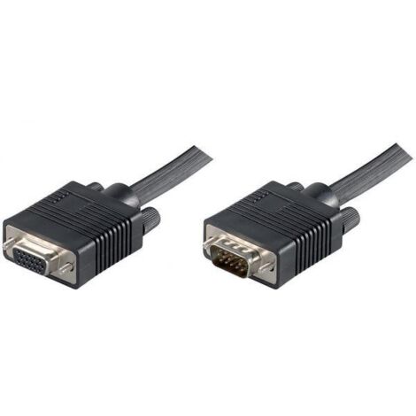Microconnect MONGH10B Cavo VGA (D-Sub) VGA (D-Sub) nero da 10 m - Cavi VGA (10 m, VGA (D-Sub), VGA (D-Sub), Maschio, Femmina, Nero)