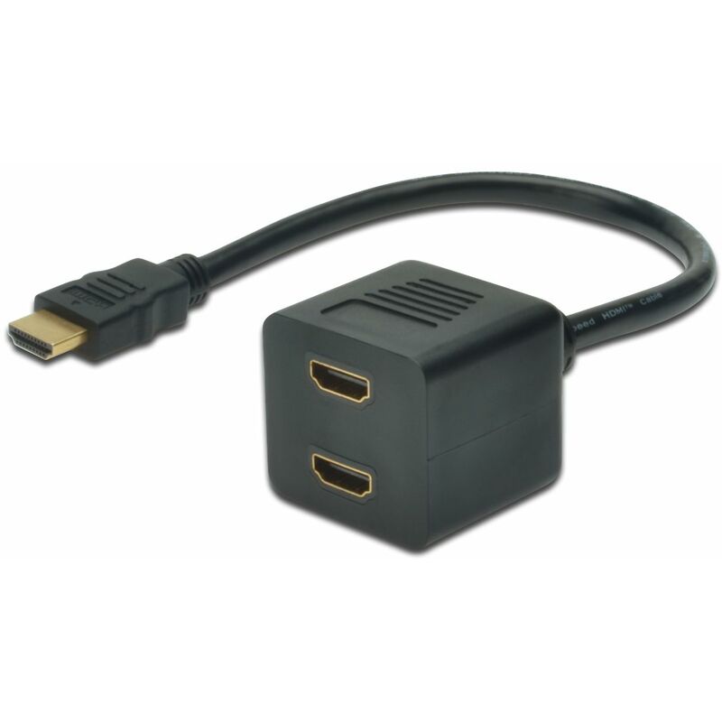 MicroConnect - Monjk8 0.2m hdmi 2 x hdmi schwarz