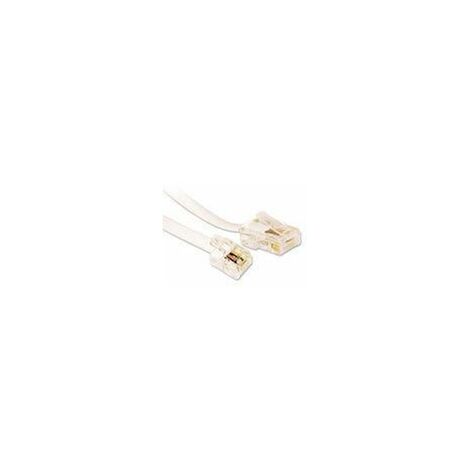 Microconnect MPK453 Cavo telefonico 3 m White - Cavo telefonico di rete fissa (3 m, RJ11, RJ45, bianco, connettore maschio/maschio)