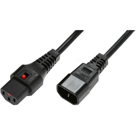 Microconnect PC1003 cable drive Black 1.5 m C13 coupler C14 coupler
