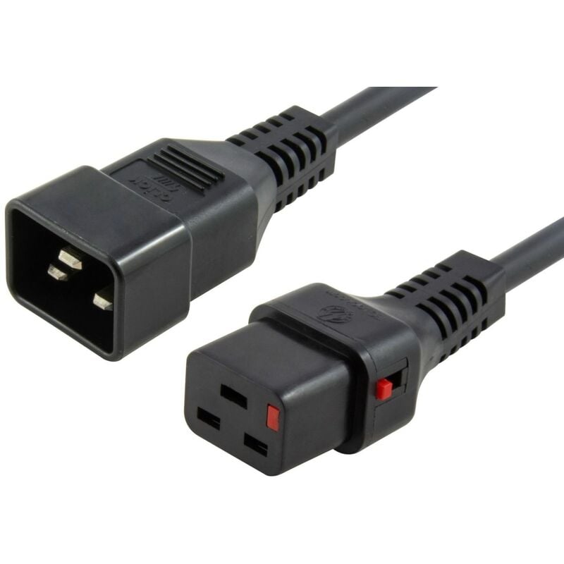 Microconnect - PC1285 cable of transmission Black 2 m C20 coupler C19 coupler