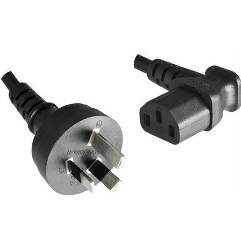 Microconnect - Pe010418australia-a 1.8m Power Plug Type i c13 Coupler Black Power Cable