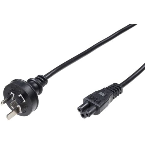 Microconnect PE010818AUSTRALIA cable de transmission Black 1.8 m C5 coupler