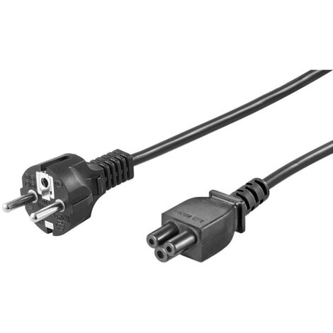 Microconnect PE010818S cable de transmission Black 1.8 m CEE7/7 C5 coupler