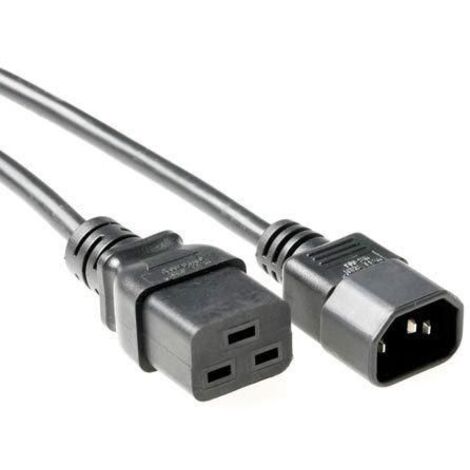 Microconnect PE0191420 cable de transmission Black 2 m C19 coupler C14 coupler