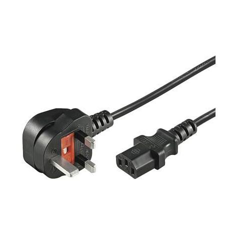 Microconnect PE090405 cavo de trasmissione Nero 0,5 m Connettore tipo G C13 accoppiatore