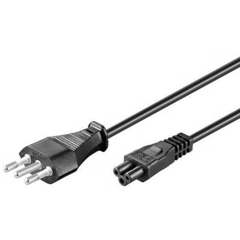 Microconnect PE100830 cable de transmission Black 3 m C5 coupler
