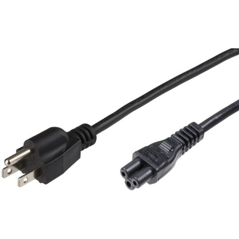 Microconnect PE110805 cable de transmission Black 0.5 m Plug type B C5 coupler