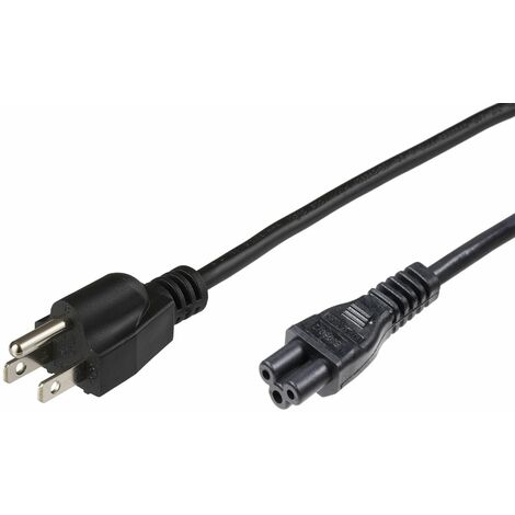 Microconnect PE110830 - Câble (3 m, Connecteur mâle / connecteur femelle, fiche B, coupleur C5, noir)