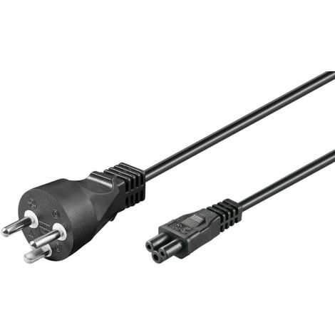 Microconnect PE120810 cable de transmission Black 1 m Plug type K C5 coupler