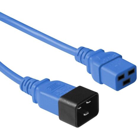 Microconnect PE2019B09 Kabel de Übertragung Blau 0,9 m C20-Kupplung C19-Kupplung