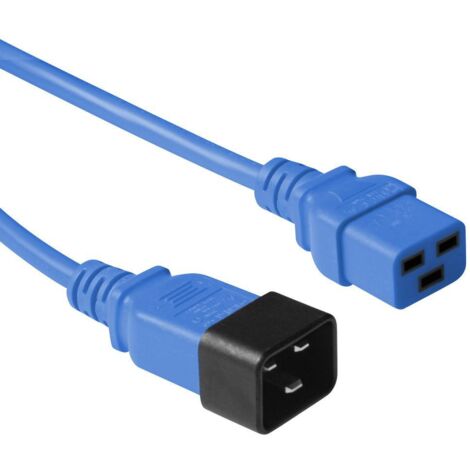 Microconnect PE2019B3 cable detransmission Blue 3 m C20 coupler C19 coupler
