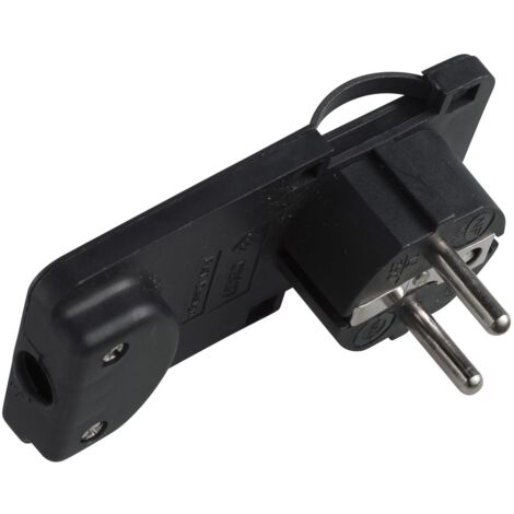 Microconnect PESCHPLUG-B adaptador de enchufe eléctrico Tipo F Negro