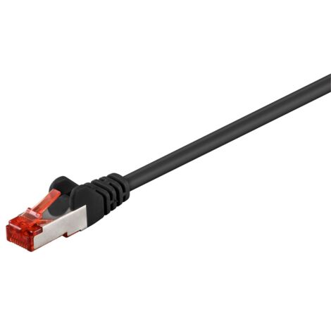 MicroConnect S/FTP CAT6 0,5 m Negro LSZH
