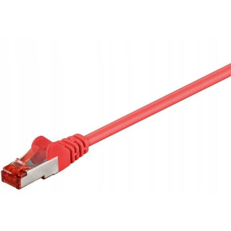 MicroConnect S/FTP CAT6 7 m Rot LSZH