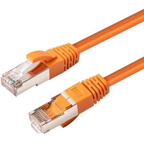 MicroConnect S/FTP CAT6 Netzwerkkabel 7m Orange LSZH PiMF AWG 28 CU, SSTP607O