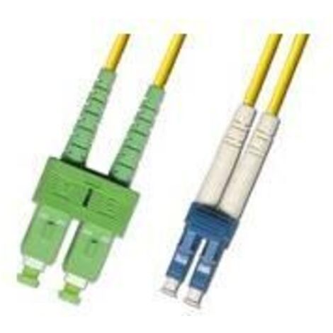 MicroConnect SC/APC-LC/UPC Glasfaser 10m OS2