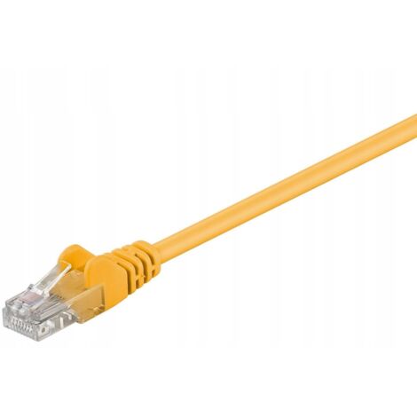 MicroConnect U/UTP CAT5e 0,25M PVC giallo