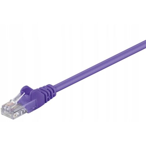 MicroConnect U/UTP CAT5e 0,25M PVC viola