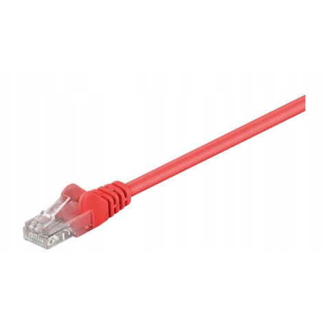 MicroConnect U/UTP CAT5e 15M PVC rosso