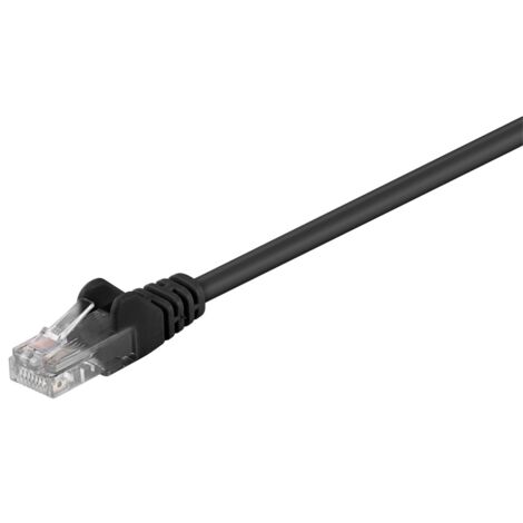 MicroConnect U/UTP CAT5e 20M Schwarzes PVC