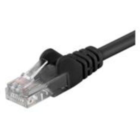 MicroConnect U/UTP CAT5e 25M Schwarzes PVC