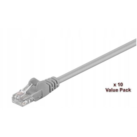 MicroConnect U/UTP CAT5e 3M grigio 10 pezzi