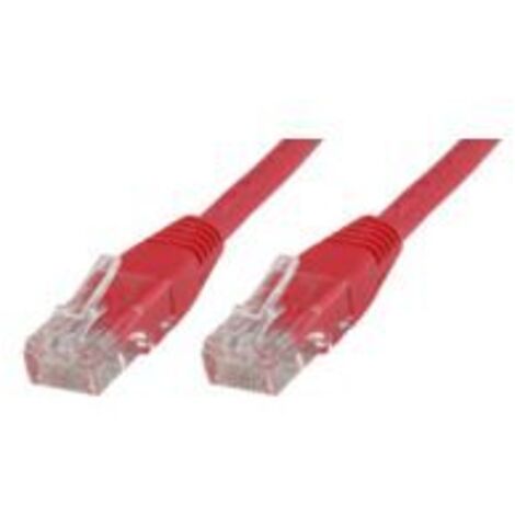 MicroConnect U/UTP CAT5e 3M Rotes PVC