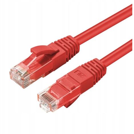 MicroConnect U/UTP CAT6 0,3M Rosso LSZH