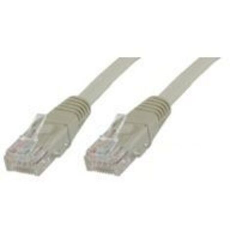 MicroConnect U/UTP CAT6 0,5 m, grau, PVC