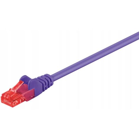 MicroConnect U/UTP CAT6 0,5 m púrpura LSZH