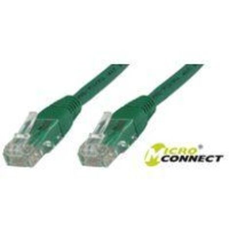 MicroConnect U/UTP CAT6 0,5 m verde LSZH