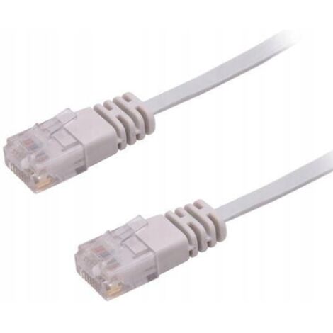 MicroConnect U/UTP CAT6 0,50M Grau Flach, V-UTP6005-FLAT
