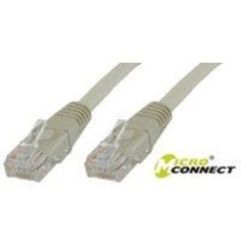 MicroConnect U/UTP CAT6 0,5M Grigio LSZH