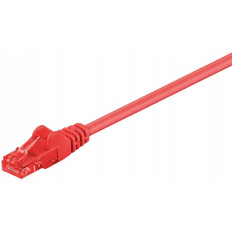 MicroConnect U/UTP CAT6 25M Rot LSZH