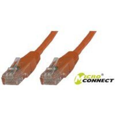 MicroConnect U/UTP CAT6 5M Orange PVC