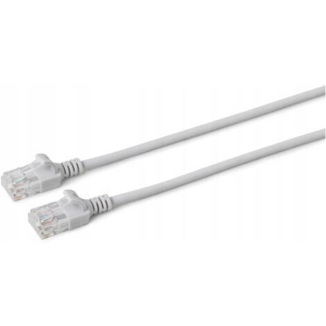MicroConnect U/UTP CAT6A Slim 1M Gris, V-UTP6A01-SLIM