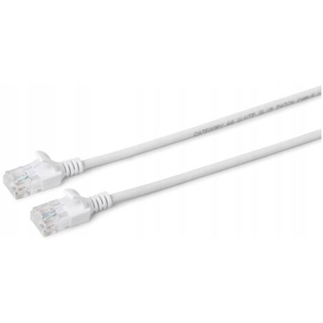 MicroConnect U/UTP CAT6A Slim 7,5M bianco, V-UTP6A075W-SLIM