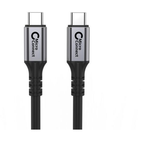 MicroConnect USB-C-Kabel 1,2 m 100 W 40 Gbit/s USB4