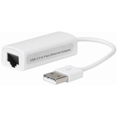 MicroConnect USB2.0 - Ethernet Bianco