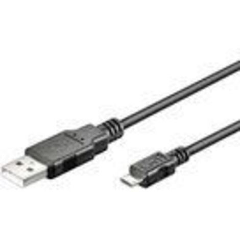 Microconnect USBABMICRO1 cable USB 1 m USB 2.0 USB A Micro-USB B Negro