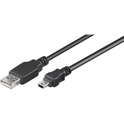 Microconnect USBAMB510 10m USB Mini-USB B Male Schwarz USB Kabel USB (USBAMB510)