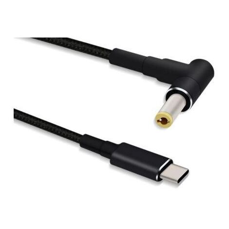 Microconnect USBC-DC-5A-15V changeur of genre pour cable 5.52.5 Noir