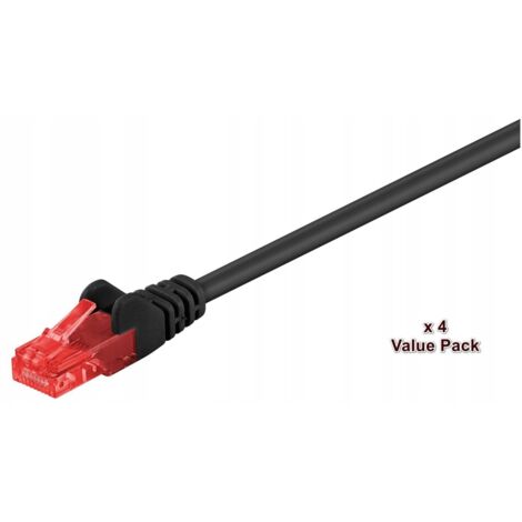 Microconnect V-UTP620SVP - Netzwerkkabel (20 m, Cat6, U/UTP (UTP), RJ-45, RJ-45, Schwarz)