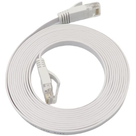 Microconnect V-UTP6A01W-FLAT-LSZH cable de red Blanco 1 m Cat6a U/UTP (UTP)