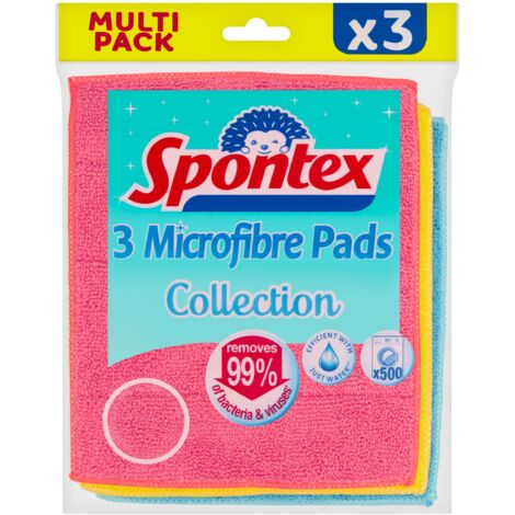Microfibra Multiuso Con Esponja X3
