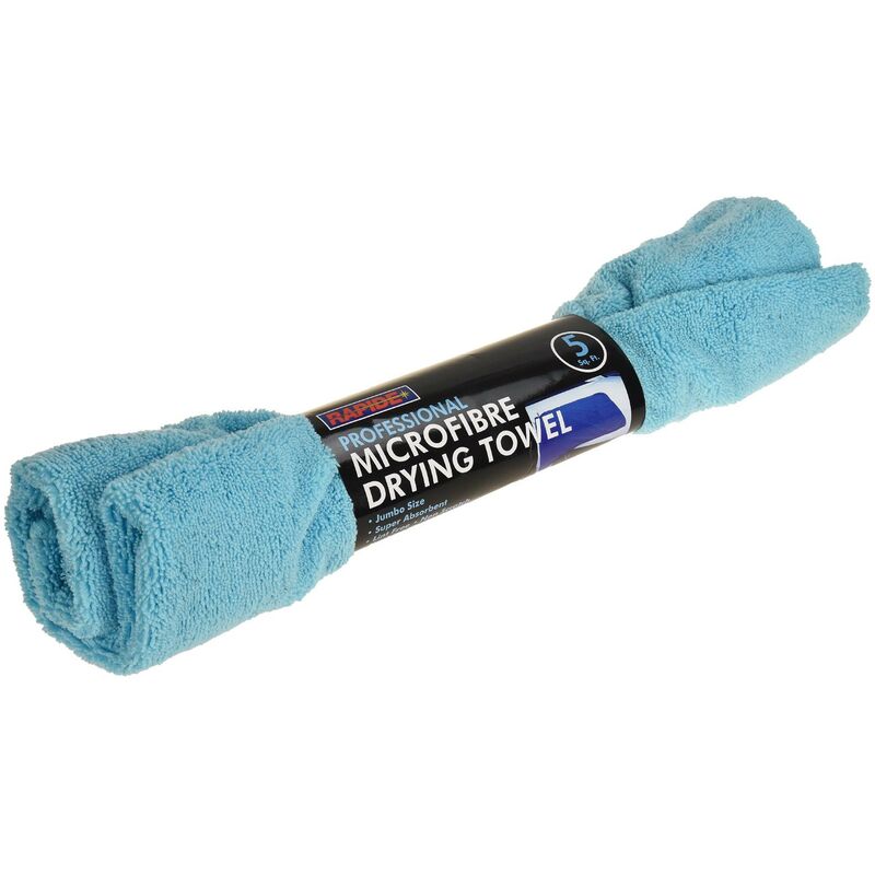 Asab - Microfibre Cleaning Soft Cloths Wash Towel 5pcs Duster Cloth Detailing Teal